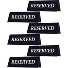 Reserved Table Signs Set 6 Pieces Acrylic Wedding Guest Seating Decor Event New