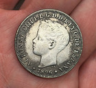 Coin 40 Centavos 1896 Puerto Rico