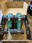 Vnla Diamond Walkers Black teal W  Teal Plates   Red Wheels Rare Size 8mens 