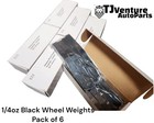 6 Boxes  1 4 Oz Black Wheel Weights Stick-on Adhesive Tape 54 Lbs Lead-free