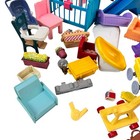 Vintage 90s Dollhouse Furniture Large Lot Playskool Fisher Price Illco