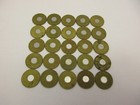 New York City Transit Subway Token Lot Of 25 Bullseye 1986 Bi-metal