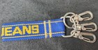 Vintage Rare Jnco Jeans Keychain Yellow royal Blue 