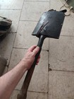 Model Ww2 1938 Swiss Army      Shovel With Genuine Leather Date Stamped       