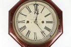 Antique Waterbury Octagon Marine Lever Clock Missing Key - Untested