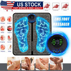 Electric Ems Foot Massager Leg Reshaping Pad Feet Muscle Stimulator Mat Us Stock