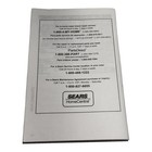 Kenmore Elite Washer Owners Manual Three Speed Triple Smart 1999 Sears