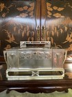 Antique Wmf Art Noveau Jugendstil Silver Plated Casket Box Four Seasons 1900
