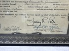1936 Certificate Of Dx Qualification Silver Ace Newark News Radio Club Amateur