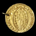 Nd 1659-74  Italy States Venice Gold Zecchino-holed-domin Cont- Free Shipping Us