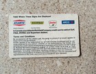 Vintage 1972  Sinclair Gas   Oil Charge Credit Card