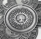 Memento Mori Coin Silver Medallion Stoicism Gift Amor Fati Medal Edc Challenge