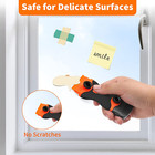 Mini Razor Blade Scraper Removal Sticker Glue Plastic Double Edged Hand Tools