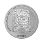 2021 South Korea Zi sin Taurus 1 Oz  999 Fine Silver Medal Bu