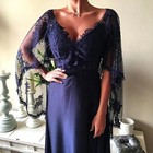 Mother Of The Bride Dress With Sleeves Elegant A-line Satin Lace Appliques Gowns