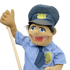 Melissa   Doug Police Hand Puppet Original Stick Cop Trooper 15 Inches