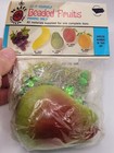 Walco Beaded Pear Fruit Sequin Bead Vtg Christmas Ornament Kit 1973 Nos