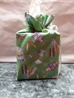 Beauty Shop Brush Comb Shampoo Cotton Fabric Handmade  Square Tissue Box Cover