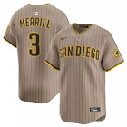 Men s Jackson Merrill Three Colors Limited Jersey  3 Fully Sewn