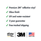 December - California License Plate Yom Month Sticker - Ca Dmv Registration Tag