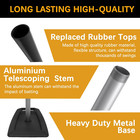 Telescopic Baseball Tees For Hitting Adjustable Height Batting Tee 24  To 45  Ea