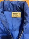 Vintage 80   s Wedgefield Blue Quilted Puffer Vest Zip Front Men s Size M Regular