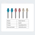 Dental Composite Diamond Polishing System Ra Shank Helicoid Wheel Golden silver 