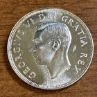 1949 Canada Newfoundland Silver Dollar George Vi Bu Uncirculated