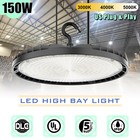 150w Ufo Led High Bay Light Warehouse Factory Commercial Shop Lamp 3000k-5000k