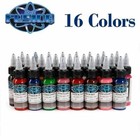 Fusion Tattoo Ink Set 1oz 30ml Bottles 16 25 Color Genuine Inks Permanent Makeup