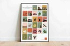 The Buckinghamshire Alphabet Poster  Uk Counties Wall Art  Educational Map Style