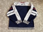 Nike Team Usa Hockey Jersey Mens Vintage Olympics 1997 Size Xl Blank Euc Shirt