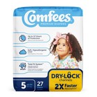 Comfees Baby Baby Diaper Size 5 Over 27 Lbs  Case Of 108 Ct