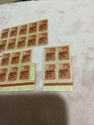 Latvia- 1941 -sc  1n14-german Occupation-lot X 69 Russian Stamps blocks 35-mng