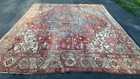 Antique Hand Woven Kazak  Heriz Serapi  11x11ft Rugs