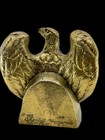 Vintage Brass American Bald Eagle Bookend Statue     1776 Colonial Virginia