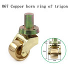 1pc Piano Part Grand Piano Bronze Castor Wheel