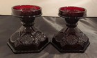 Vintage Avon Cape Cod Collection Ruby Red  Lot Of 6