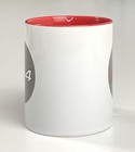 Audi S4 Ceramic Coffee Mug Red White Gray