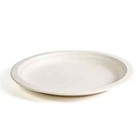 Green Wave Ev-p009 Pfas Free  9  White Bio Round Plate Heavy Wt   500 cs
