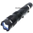 2pc All Metal Military Stun Gun 260 Million Volt Rechargeable Led Flashlight New