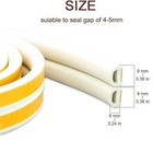 64 Feet Self Adhesive Door Seal Strip Window Stripping Weather Strips House Roll