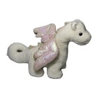 Vtg 2002 Rare Beanie Buddy Magic White Dragon 14    Glittery Plush Stuffed Animal