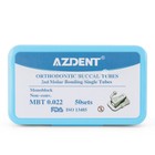 Azdent Dental Orthodontic Buccal Tubes 1st 2nd Molar Tube Roth Mbt 022 Bondable