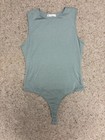 Fsl Apparel Blue Green Sleeveless Bodysuit - Large