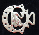 Vintage Horse Brass Medallion-swan