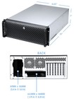 Rosewill Rsv-l4000u 4u Server Chassis   8 3 5  Hdd Bays  3 5 25  Device Bays