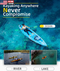 Kayak Paddle 86in 218cm  90 5in 230cm Alloy Shaft 2-piece Floatable Kayak Oar Fo