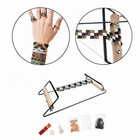 Bead Loom Kit Beading Device Simple Diy Beading Loom Set With Thread Beads