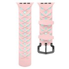 Silicone Watch Band Strap For Iwatch 1 2 3 Pink Mint Green 38mm Replacement 
